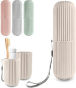 Portable Toothbrush & Toothpaste Holder Case | Travel Storage Box with Cup Function - Image 6