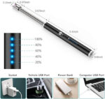USB Rechargeable Flameless Arc Lighter | Flexible & Windproof Electric Wand Lighter - Image 3