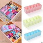 5-Grid Multipurpose Divider Storage Box | Cosmetic, Jewelry & Kitchen Organizer | Random Colors - Image 6