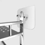 Wall Corner Rack with 2 Self-Adhesive Screws | Stainless Steel Bathroom & Kitchen Storage Shelf - Image 7