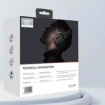 Lelisu LS-258 Wireless Stereo Headphones | Bluetooth 5.4 Over-Ear Headset with Type-C Charging & LED Lights - Image 2