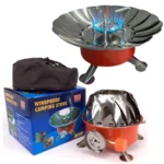 Portable Windproof Camping Stove (Without Gas Bottle) | Stainless Steel Outdoor Stove - Image 3