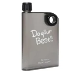 Black Ultra Slim Notebook Style Water Bottle 380ml | Portable Memo Bottle for Travel, School & Office - Image 6