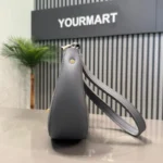 Crescent Luxury Faux Leather Shoulder Bag | Dark Gray Elegant Handbag for Women - Image 4