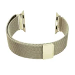 Soft Gold | Apple Watch Milanese Magnetic Loop Strap | Stainless Steel Band  | 42mm / 44mm / 45mm - Image 4