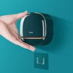 Dark Green | Self-Adhesive Wall-Mounted Luxury Soap Holder with Lid and Drainage Tray - Image 2