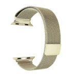 Soft Gold | Apple Watch Milanese Magnetic Loop Strap | Stainless Steel Band  | 42mm / 44mm / 45mm - Image 3