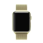 Soft Gold | Apple Watch Milanese Magnetic Loop Strap | Stainless Steel Band  | 42mm / 44mm / 45mm - Image 2
