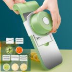Multifunctional 5-Blade Vegetable Cutter & Grater | Stainless Steel Kitchen Tool - Image 6