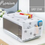 Oven & Microwave Cover | Waterproof Oil Dust Protector with Double Side Pockets - Image 7