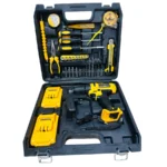 Dunlandi 24V Cordless Drill Machine Set | 2 Batteries & Complete DIY Tool Kit - Image 5