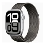 Grey | Apple Watch Milanese Magnetic Loop Strap | Stainless Steel Band  | 42mm / 44mm / 45mm - Image 4