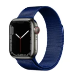 Blue | Apple Watch Milanese Magnetic Loop Strap | Stainless Steel Band  | 42mm / 44mm / 45mm - Image 5
