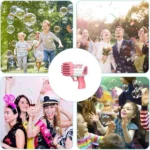 Bazooka Bubble Water Gun | Rechargeable Bubble Blaster Toy for Kids | Outdoor Fun - Image 6