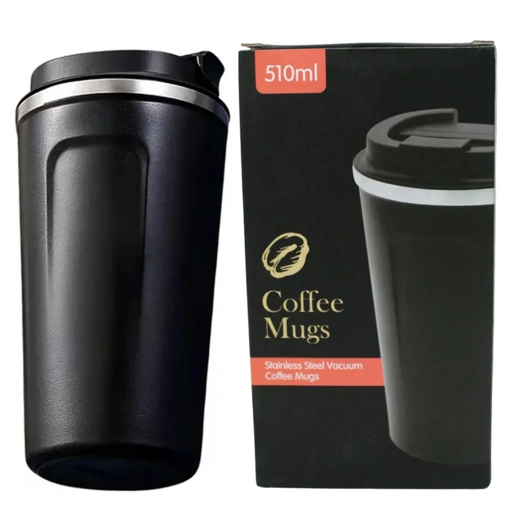 1_1758271494.webp Black 510ML Stainless Steel Vacuum Insulated Thermos Flask Travel Mug with Temperature Display - Image 1