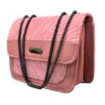 Luxury Women’s Shoulder Bag in Pink Faux Leather for Casual, Work, and Formal Use - Image 4