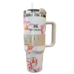 White Barbie Stanlay Tumbler | H2.0 Tumbler 1.18L Limited Edition Double Wall Vacuum Insulated - Image 4