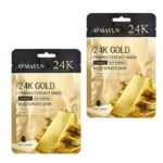 Pack of 2 | O’Mayln 24K Gold Firming Essence Mask 30ml | Skin Firming & Anti-Aging Treatment - Image 2