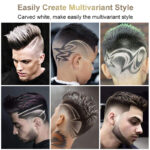 Professional T9 Hair & Beard Trimmer | Cordless USB Rechargeable | Plastic Body | Dragon Design - Image 3