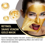 Retinol Snake Venom Peptide Gold Mask | Anti-Aging Moisturizing Brightening Skincare Cream 100g - Image 6