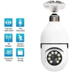 Speed-X Bulb Camera 1080P WiFi 360° Panoramic Security Camera  | Night Vision & Two-Way Audio - Image 6