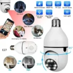 Speed-X Bulb Camera 1080P WiFi 360° Panoramic Security Camera  | Night Vision & Two-Way Audio - Image 4
