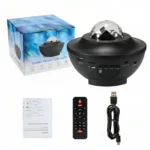 Galaxy Star Projector Lamp | LED Nebula Universe Effect & Built-in Speaker - Image 7