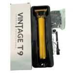 Professional T9 Hair & Beard Trimmer | Semi-Metal Body | Rechargeable Cordless Precision Clipper