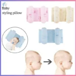 Soft Breathable Baby Pillow | Newborn Head Shaping Cushion for Flat Head Prevention - Image 4
