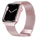 Rose Pink | Apple Watch Milanese Magnetic Loop Strap | Stainless Steel Band  | 42mm / 44mm / 45mm - Image 6