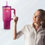 Star Pink Stylish Stanley Barbie Tumbler | H2.0 Tumbler 1.18L Limited Edition Double Wall Vacuum Insulated - Image 4