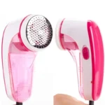 XINGCHAO Lint Remover AD-218 Pink White Portable Fabric Shaver USB Rechargeable with 3 Steel Blades - Image 3