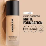 Sheglam Complexion Pro Matte Foundation | Nude | Long Lasting - Image 2