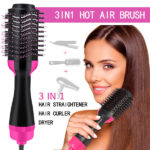 One Step Hot Air Brush | 3-in-1 Dryer, Straightener & Volumizer for Effortless Styling - Image 4
