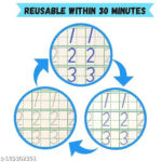 4 in 1 Sank Magic Book | Reusable Magic Practice Copy Book | 4 books + 1 Pen + 10 Refills +1 Grip - Image 2