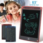 8.5 Inch Multi-Color LCD Writing Tablet + 4-in-1 Sank Magic Book Practice Set | Kids Learning & Drawing Combo | Random Colors - Image 2