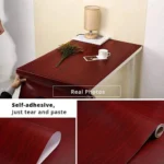 Self-Adhesive Wooden Sheet | Peel & Stick Wallpaper for Furniture Walls Kitchen Decor  | YM504