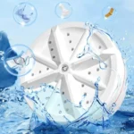 Portable USB Mini Turbo Washer | Ultrasonic Travel Washing Machine for Socks, Underwear & Dishes - Image 5