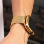 Gold | Apple Watch Milanese Magnetic Loop Strap | Stainless Steel Band  | 42mm / 44mm / 45mm - Image 2