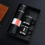 3 Cup 500ML Double-Layer Stainless Steel Vacuum Flask Set | Hot & Cold | Travel Thermos - Image 9