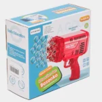 Bazooka Bubble Water Gun | Rechargeable Bubble Blaster Toy for Kids | Outdoor Fun - Image 4