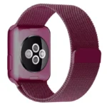 Plum | Apple Watch Milanese Magnetic Loop Strap | Stainless Steel Band  | 42mm / 44mm / 45mm - Image 2