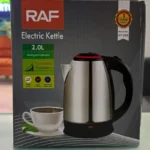 RAF KT-200 Automatic Electric Kettle 2 Liter Stainless Steel Cordless 1500W with Overheat Protection - Image 3