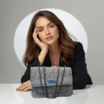 Luxury Women’s Shoulder Bag in Grey Faux Leather for Casual, Work, and Formal Use - Image 3