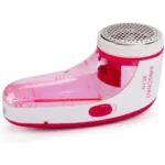 XINGCHAO Lint Remover AD-218 Pink White Portable Fabric Shaver USB Rechargeable with 3 Steel Blades - Image 4