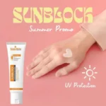 Gluta White SunBlock SPF 60 | Moisturizing & Brightening Sunscreen for All Skin Types - Image 3