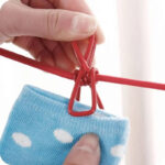 Portable Drying Rope with 12 Clips & 2 Hooks | Travel Clothesline for Indoor & Outdoor Use - Image 4