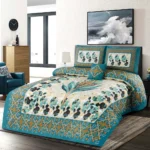 Sigma 4Pcs Cotton Printed Bedsheet Set | Soft, Breathable & Durable Bedding
