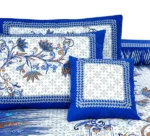 Azure 4Pcs Cotton Printed Bedsheet Set | Soft, Breathable & Elegant Bedding - Image 4
