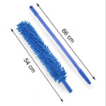 Flexible Micro-Fiber Duster With Telescopic Stainless Steel Handle | Fan & Home Cleaning | Random Colors